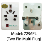 Model: 7296PL (Two Pin Multiplug)
