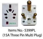 Model: 5399PL (15A Three Pin Multiplug)