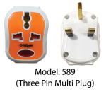 Model: 589 (Three Pin Multiplug)