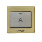 GOLD DOOR BELL SWITCH