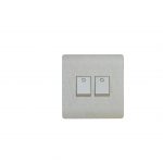 IVORY SMLL BUTTON (2 GANG 1 WAY SWITCH & 2 GANG 2 WAY SWITCH)