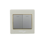GOLD- 2 GANG 2 WAY SWITCH