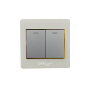 GOLD- 2 GANG 2 WAY SWITCH