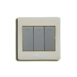 GOLD- 3 GANG SWITCH