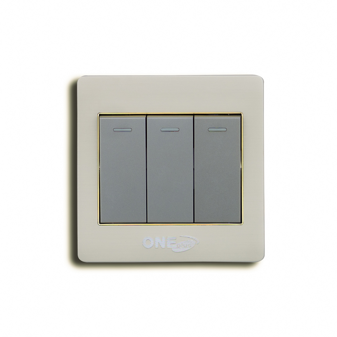 GOLD- 3 GANG SWITCH GOLD- 3 GANG SWITCH