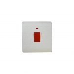 IVORY SMALL BUTTON ( 20A D.P SWITCH )