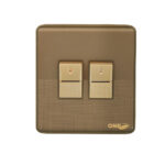 BIGO 2 GANG 2 WAY SWITCH