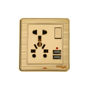 GLORY 10 PIN MULTI SOCKET+USB(GOLD)