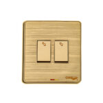 GLORY 2 GANG SWITCH (GOLD)