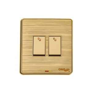GLORY 2 GANG SWITCH (GOLD)