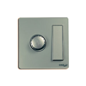 GLOVE GLASS FAN DIMMER WITH SWITCH (GREY)
