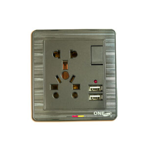 GLORY 10 PIN MULTI SOCKET+USB(GREY)