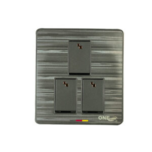 GLORY 3 GANG SWITCH (GREY)