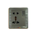 GLORY 5 PIN MULTI SOCKET WITH SWITCH (GREY)