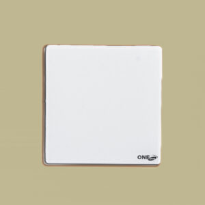 GLOVE Glass- 1 GANG 2 WAY SWITCH (White)