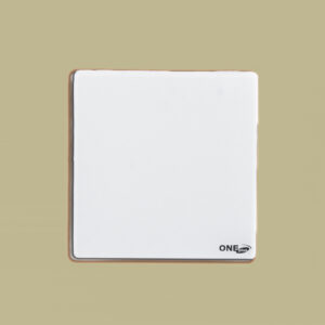 GLOVE Glass- 1 GANG SWITCH (White)