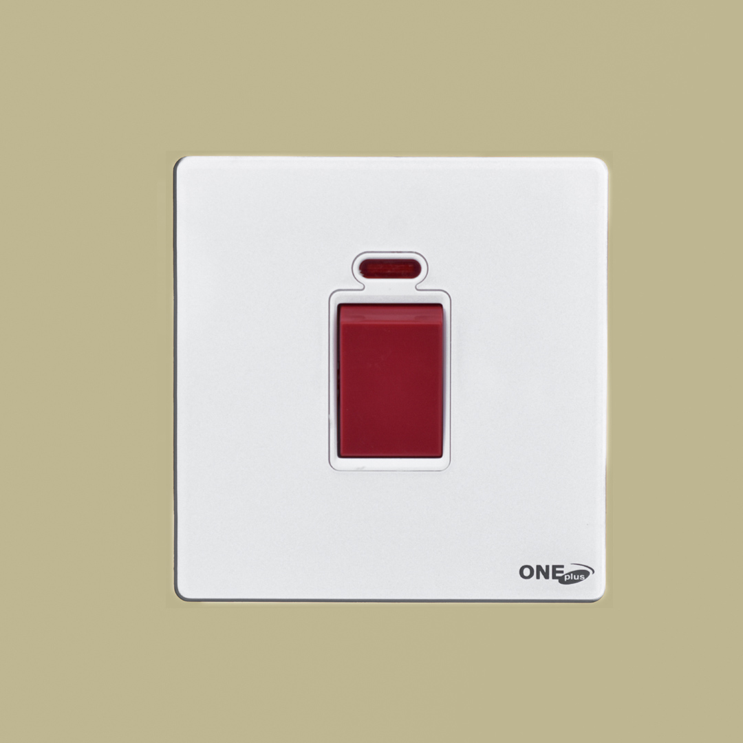 GLOVE Glass-20A D.P SWITCH (White) GLOVE Glass-20A D.P SWITCH (White)