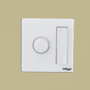 GLOVE Glass- FAN DIMMER WITH SWITCH (White)