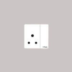 LUXURY 15A 3 PIN SOCKET (White)