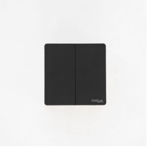 LUXURY 2 GANG SWITCH (Black)