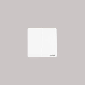 LUXURY 2 GANG SWITCH (White)