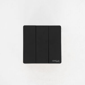 LUXURY 3 GANG SWITCH (Black)