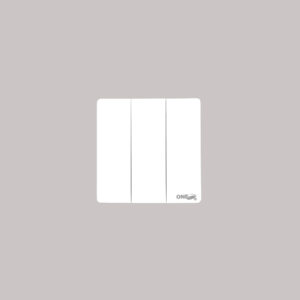 LUXURY 3 GANG SWITCH (White)