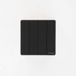 LUXURY 4 GANG SWITCH (Black)